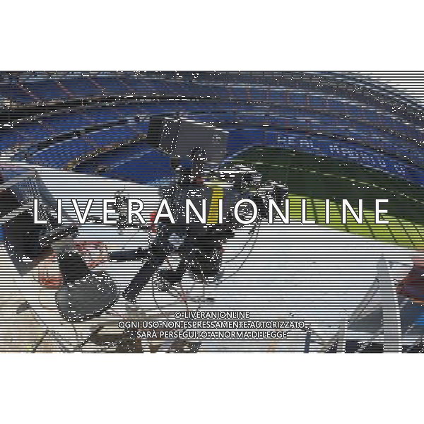 Champions League 2009/2010 Finale Madrid (Santiago Bernabeu) - 22.05.2010 FC Bayern Monaco- FC Inter Nella Foto:STADIO SANTIAGO BERNABEU MADRID-TV /Ph.Vitez-Ag. Aldo Liverani