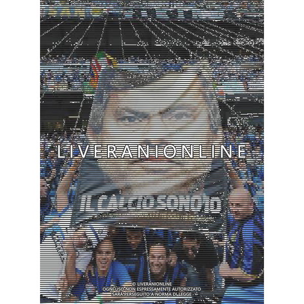 Champions League 2009/2010 Finale Madrid (Santiago Bernabeu) - 22.05.2010 FC Bayern Monaco- FC Inter Nella Foto:TIFOSI INTER /Ph.Vitez-Ag. Aldo Liverani