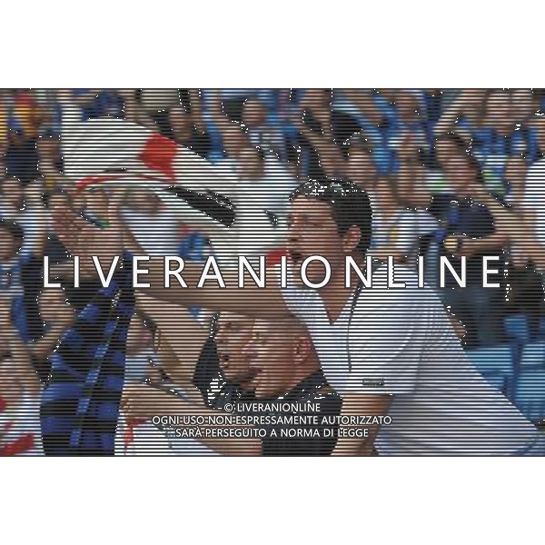 Champions League 2009/2010 Finale Madrid (Santiago Bernabeu) - 22.05.2010 FC Bayern Monaco- FC Inter Nella Foto:TIFOSI INTER /Ph.Vitez-Ag. Aldo Liverani