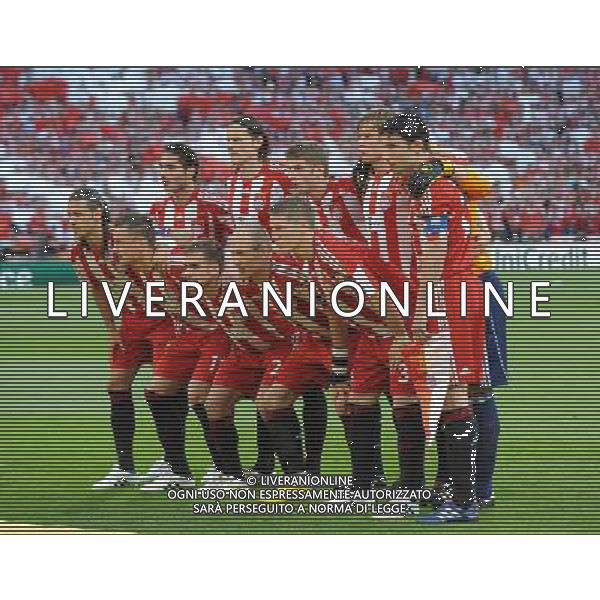 Champions League 2009/2010 Finale Madrid (Santiago Bernabeu) - 22.05.2010 FC Bayern Monaco- FC Inter Nella Foto:BAYERN MONACO SQUADRA FORMAZIONE /Ph.Vitez-Ag. Aldo Liverani