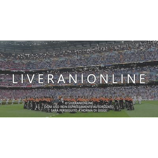 Champions League 2009/2010 Finale Madrid (Santiago Bernabeu) - 22.05.2010 FC Bayern Monaco- FC Inter Nella Foto:COREOGRAFIA NEL PREPARTITA /Ph.Vitez-Ag. Aldo Liverani