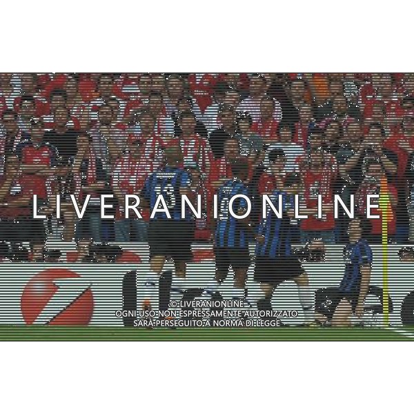 Champions League 2009/2010 Finale Madrid (Santiago Bernabeu) - 22.05.2010 FC Bayern Monaco- FC Inter Nella Foto:ESULTANZA DOPO IL GOL DI DIEGO MILITO /Ph.Vitez-Ag. Aldo Liverani