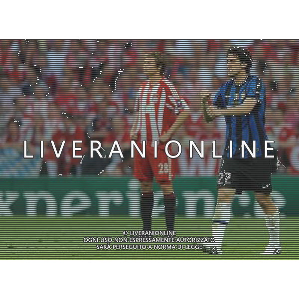 Champions League 2009/2010 Finale Madrid (Santiago Bernabeu) - 22.05.2010 FC Bayern Monaco- FC Inter Nella Foto:ESULTANZA DOPO IL GOL DI DIEGO MILITO /Ph.Vitez-Ag. Aldo Liverani