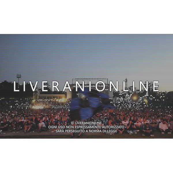 MILANO 22/5/2010 MAXISCHERMO ALL\' ARENA CIVICA PER SEGUIRE LA FINALE DI CHAMPIONS LEAGUE INTER-BAYER FOTO ROMANO/AG ALDO LIVERANI