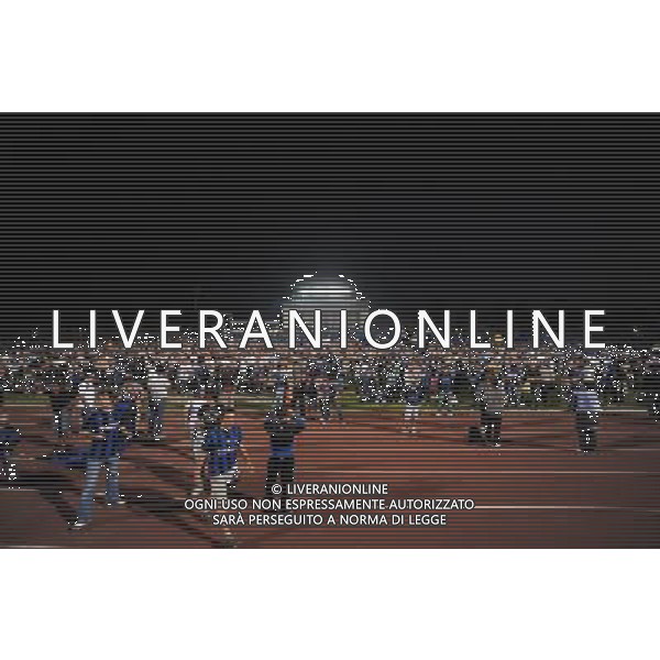 MILANO 22/5/2010 MAXISCHERMO ALL\' ARENA CIVICA PER SEGUIRE LA FINALE DI CHAMPIONS LEAGUE INTER-BAYER FOTO ROMANO/AG ALDO LIVERANI