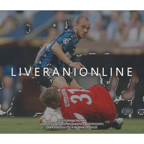 MADRID 22/05/2010 BAYERN MONACO-INTER FINALE DI CHAMPIONS LEAGUE NELLA FOTO Bastian Schweinsteiger - Wesley Sneijder ALTERPHOTOS/Alvaro Hernandez -AG ALDO LIVERANI