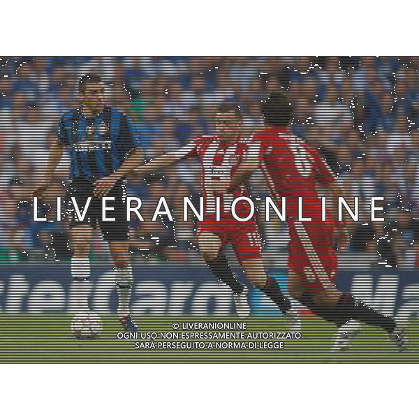 MADRID 22/05/2010 BAYERN MONACO-INTER FINALE DI CHAMPIONS LEAGUE NELLA FOTO Ivica Olic - Lucio ALTERPHOTOS/Alvaro Hernandez -AG ALDO LIVERANI