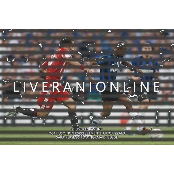 MADRID 22/05/2010 BAYERN MONACO-INTER FINALE DI CHAMPIONS LEAGUE NELLA FOTO SAMUEL ETO\'O-ALTINTOP ALTERPHOTOS/Alvaro Hernandez -AG ALDO LIVERANI