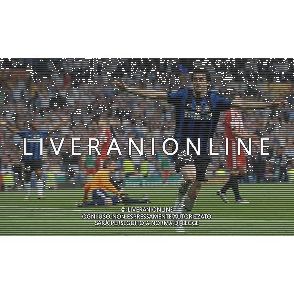 Champions League 2009/2010 Finale Madrid (Santiago Bernabeu) - 22.05.2010 FC Bayern Monaco- FC Inter Nella Foto: /Ph.Vitez-Ag. Aldo Liverani