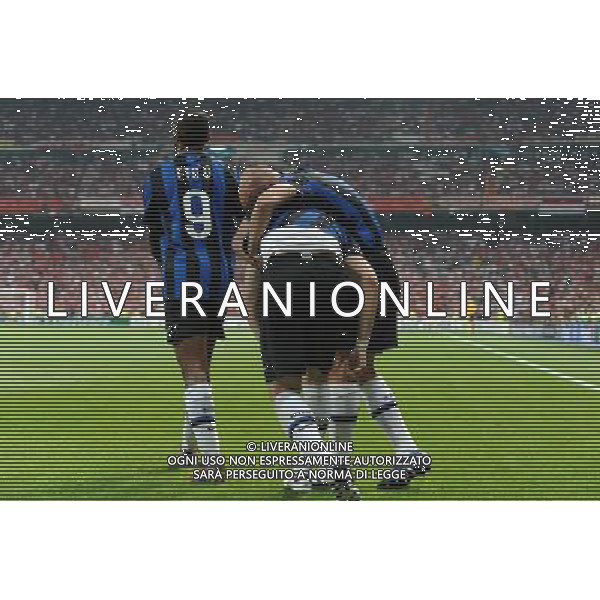 Champions League 2009/2010 Finale Madrid (Santiago Bernabeu) - 22.05.2010 FC Bayern Monaco- FC Inter Nella Foto:MILITO ESULTA SECONDO GOL /Ph.Vitez-Ag. Aldo Liverani