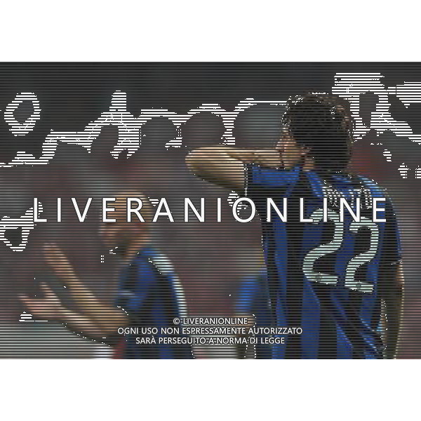 Champions League 2009/2010 Finale Madrid (Santiago Bernabeu) - 22.05.2010 FC Bayern Monaco- FC Inter Nella Foto:MILITO ESULTA SECONDO GOL /Ph.Vitez-Ag. Aldo Liverani