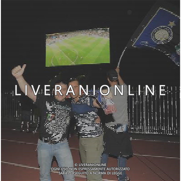 MILANO 22/5/2010 MAXISCHERMO ALL\' ARENA CIVICA PER SEGUIRE LA FINALE DI CHAMPIONS LEAGUE INTER-BAYER FOTO ROMANO/AG ALDO LIVERANI