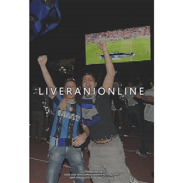 MILANO 22/5/2010 MAXISCHERMO ALL\' ARENA CIVICA PER SEGUIRE LA FINALE DI CHAMPIONS LEAGUE INTER-BAYER FOTO ROMANO/AG ALDO LIVERANI