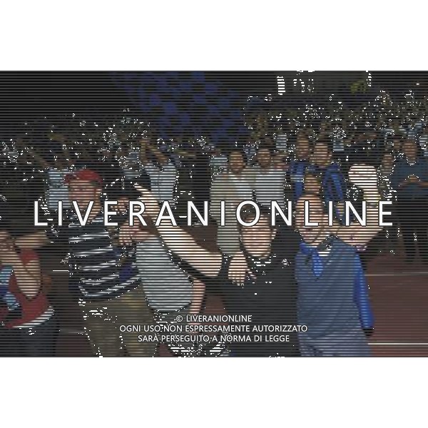 MILANO 22/5/2010 MAXISCHERMO ALL\' ARENA CIVICA PER SEGUIRE LA FINALE DI CHAMPIONS LEAGUE INTER-BAYER FOTO ROMANO/AG ALDO LIVERANI