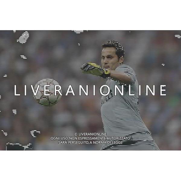 Internazionale Milan\'s Julio Cesar during UEFA Champions League final. May 22, 2010. (ALTERPHOTOS/Alvaro Hernandez) /Agenzia Aldo Liverani Sas - ITALY ONLY - Bayern Monaco - FC Inter Finale Champions League 2009/2010 Madrid (Stadio Santiago Bernabeu)