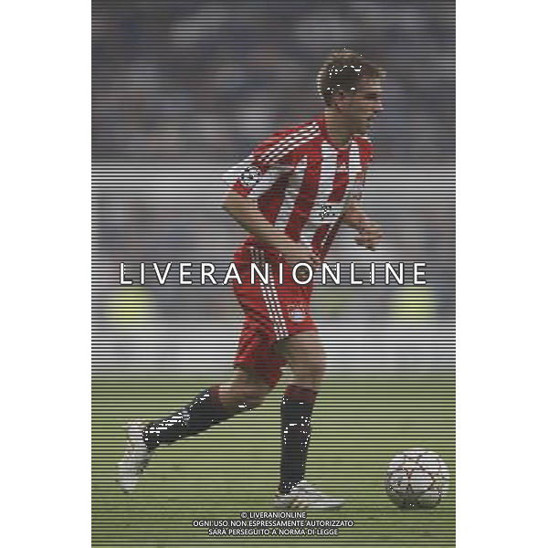Bayern Munich\'s Philipp Lahm during UEFA Champions League final. May 22, 2010. (ALTERPHOTOS/Alvaro Hernandez) /Agenzia Aldo Liverani Sas - ITALY ONLY - Bayern Monaco - FC Inter Finale Champions League 2009/2010 Madrid (Stadio Santiago Bernabeu)