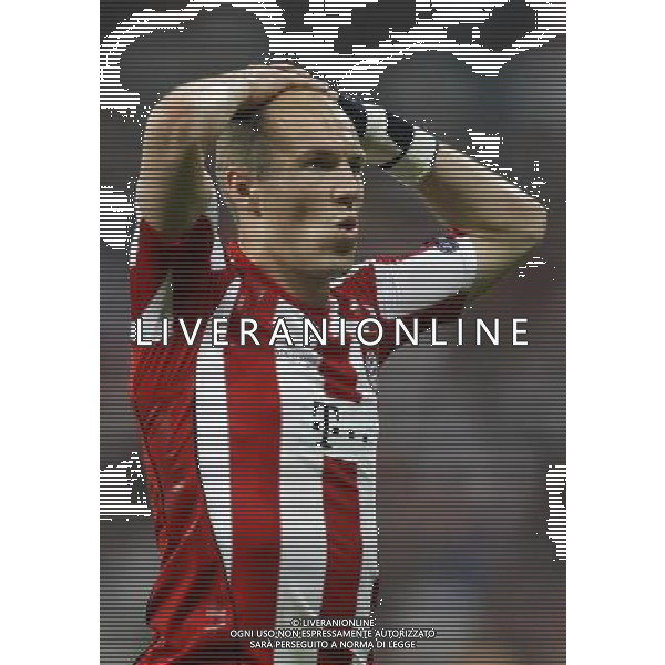 Bayern Munich\'s Arjen Robben during UEFA Champions League final. May 22, 2010. (ALTERPHOTOS/Alvaro Hernandez) /Agenzia Aldo Liverani Sas - ITALY ONLY - Bayern Monaco - FC Inter Finale Champions League 2009/2010 Madrid (Stadio Santiago Bernabeu)