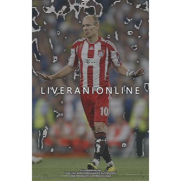 Bayern Munich\'s Arjen Robben during UEFA Champions League final. May 22, 2010. (ALTERPHOTOS/Alvaro Hernandez) /Agenzia Aldo Liverani Sas - ITALY ONLY - Bayern Monaco - FC Inter Finale Champions League 2009/2010 Madrid (Stadio Santiago Bernabeu)