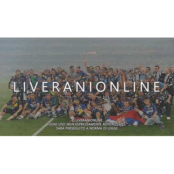 Champions League 2009/2010 Finale Madrid (Santiago Bernabeu) - 22.05.2010 FC Bayern Monaco- FC Inter Nella Foto:SQUADRA COPPA /Ph.Vitez-Ag. Aldo Liverani