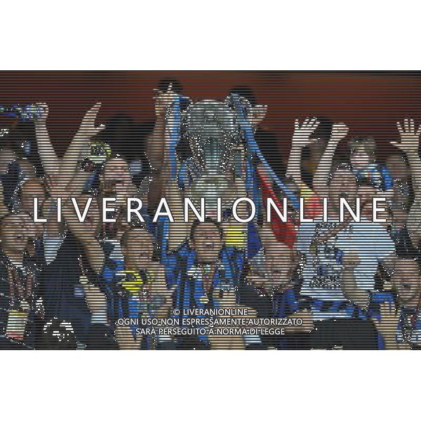 Champions League 2009/2010 Finale Madrid (Santiago Bernabeu) - 22.05.2010 FC Bayern Monaco- FC Inter Nella Foto:PREMIAZIONE /Ph.Vitez-Ag. Aldo Liverani