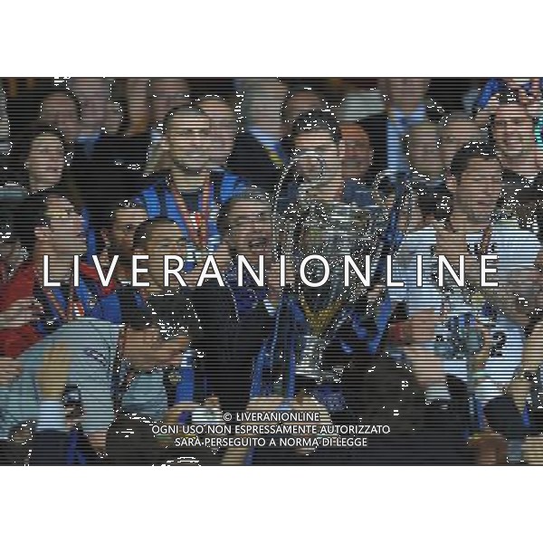 Champions League 2009/2010 Finale Madrid (Santiago Bernabeu) - 22.05.2010 FC Bayern Monaco- FC Inter Nella Foto:MORATTI COPPA /Ph.Vitez-Ag. Aldo Liverani