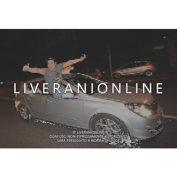 MILANO 22/5/2010 TIFOSI DELL\' INTER FESTEGGIANO IN PIAZZA CASTELLO FOTO ROMANO/AG ALDO LIVERANI