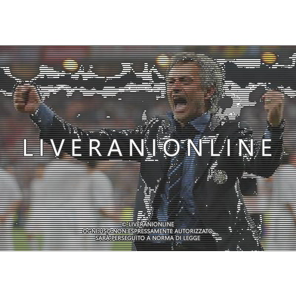 Champions League 2009/2010 Finale Madrid (Santiago Bernabeu) - 22.05.2010 FC Bayern Monaco- FC Inter Nella Foto:MOURINHO /Ph.Vitez-Ag. Aldo Liverani