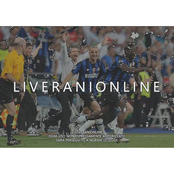 Champions League 2009/2010 Finale Madrid (Santiago Bernabeu) - 22.05.2010 FC Bayern Monaco- FC Inter Nella Foto:BALOTELLI CHIVU /Ph.Vitez-Ag. Aldo Liverani