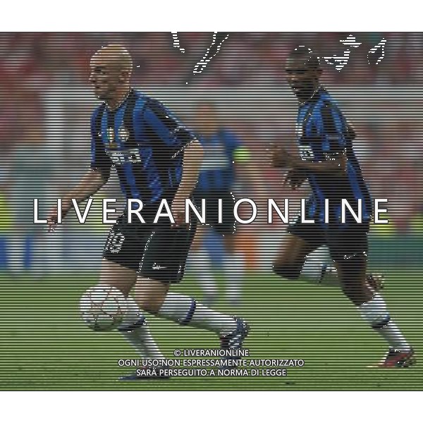 Champions League 2009/2010 Finale Madrid (Santiago Bernabeu) - 22.05.2010 FC Bayern Monaco- FC Inter Nella Foto:CAMBIASSO ESTEBAN-ETO\'O SAMUEL /Ph.Vitez-Ag. Aldo Liverani