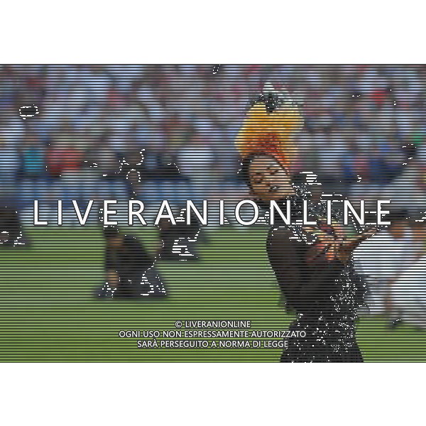 Champions League 2009/2010 Finale Madrid (Santiago Bernabeu) - 22.05.2010 FC Bayern Monaco- FC Inter Nella Foto:COREOGRAFIA FINALE CHAMPIONS LEAGUE MADRD /Ph.Vitez-Ag. Aldo Liverani