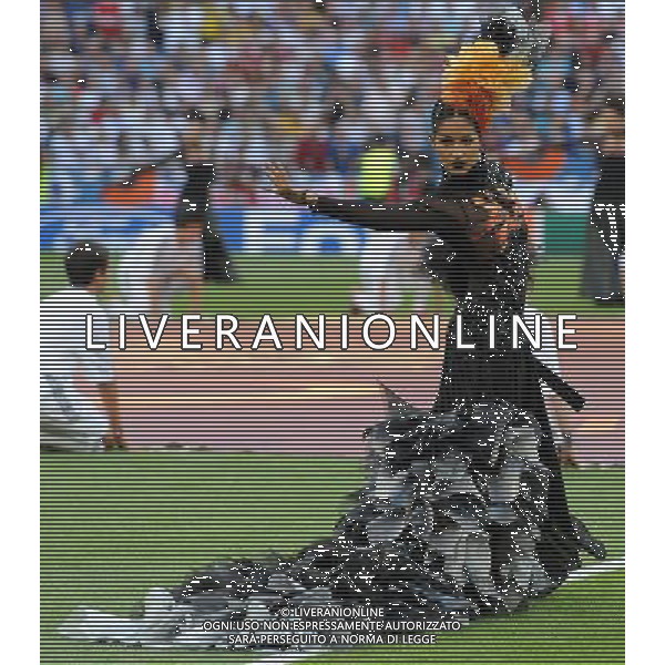 Champions League 2009/2010 Finale Madrid (Santiago Bernabeu) - 22.05.2010 FC Bayern Monaco- FC Inter Nella Foto:COREOGRAFIA FINALE CHAMPIONS LEAGUE MADRD /Ph.Vitez-Ag. Aldo Liverani