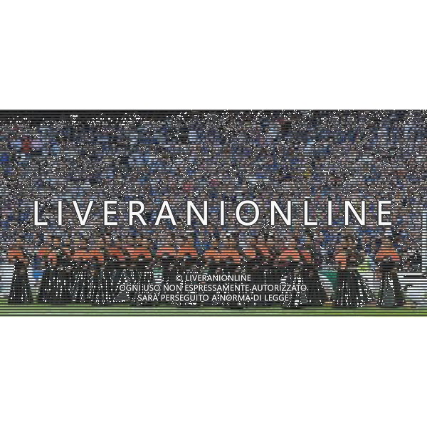 Champions League 2009/2010 Finale Madrid (Santiago Bernabeu) - 22.05.2010 FC Bayern Monaco- FC Inter Nella Foto:COREOGRAFIA FINALE CHAMPIONS LEAGUE MADRD /Ph.Vitez-Ag. Aldo Liverani