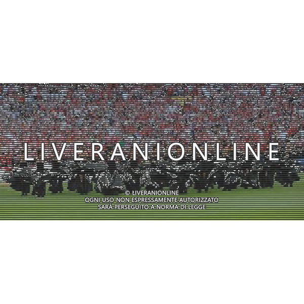 Champions League 2009/2010 Finale Madrid (Santiago Bernabeu) - 22.05.2010 FC Bayern Monaco- FC Inter Nella Foto:COREOGRAFIA FINALE CHAMPIONS LEAGUE MADRD /Ph.Vitez-Ag. Aldo Liverani