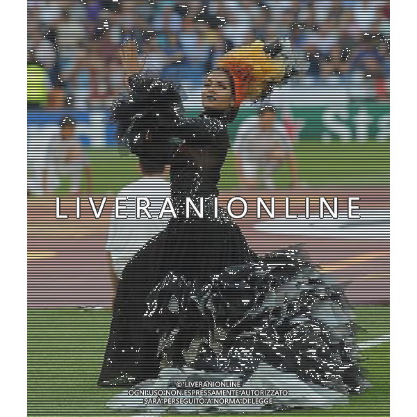 Champions League 2009/2010 Finale Madrid (Santiago Bernabeu) - 22.05.2010 FC Bayern Monaco- FC Inter Nella Foto:COREOGRAFIA FINALE CHAMPIONS LEAGUE MADRD /Ph.Vitez-Ag. Aldo Liverani