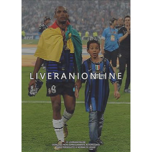 Champions League 2009/2010 Finale Madrid (Santiago Bernabeu) - 22.05.2010 FC Bayern Monaco- FC Inter Nella Foto:ETO\'O SAMUEL /Ph.Vitez-Ag. Aldo Liverani