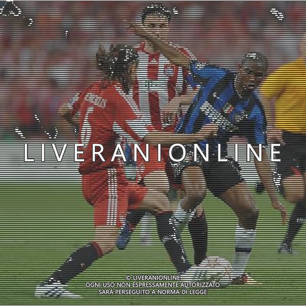 Champions League 2009/2010 Finale Madrid (Santiago Bernabeu) - 22.05.2010 FC Bayern Monaco- FC Inter Nella Foto:ETO\'O SAMUEL /Ph.Vitez-Ag. Aldo Liverani