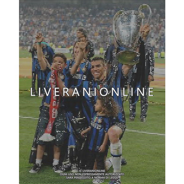 Champions League 2009/2010 Finale Madrid (Santiago Bernabeu) - 22.05.2010 FC Bayern Monaco- FC Inter Nella Foto:LUCIO COPPA /Ph.Vitez-Ag. Aldo Liverani