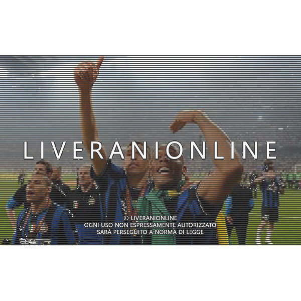 Champions League 2009/2010 Finale Madrid (Santiago Bernabeu) - 22.05.2010 FC Bayern Monaco- FC Inter Nella Foto:MAICON -LUCIO /Ph.Vitez-Ag. Aldo Liverani