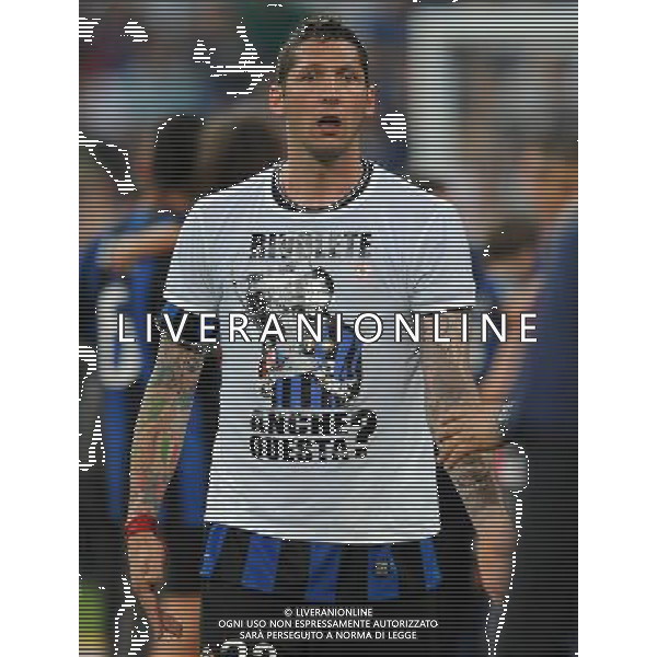 Champions League 2009/2010 Finale Madrid (Santiago Bernabeu) - 22.05.2010 FC Bayern Monaco- FC Inter Nella Foto:MATERAZZI MARCO /Ph.Vitez-Ag. Aldo Liverani