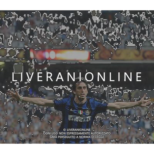 Champions League 2009/2010 Finale Madrid (Santiago Bernabeu) - 22.05.2010 FC Bayern Monaco- FC Inter Nella Foto:MILITO DIEGO /Ph.Vitez-Ag. Aldo Liverani