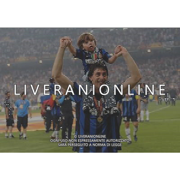 Champions League 2009/2010 Finale Madrid (Santiago Bernabeu) - 22.05.2010 FC Bayern Monaco- FC Inter Nella Foto:MILITO DIEGO /Ph.Vitez-Ag. Aldo Liverani