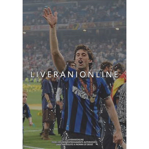 Champions League 2009/2010 Finale Madrid (Santiago Bernabeu) - 22.05.2010 FC Bayern Monaco- FC Inter Nella Foto:MILITO DIEGO /Ph.Vitez-Ag. Aldo Liverani