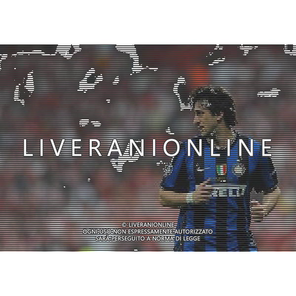 Champions League 2009/2010 Finale Madrid (Santiago Bernabeu) - 22.05.2010 FC Bayern Monaco- FC Inter Nella Foto:MILITO DIEGO /Ph.Vitez-Ag. Aldo Liverani