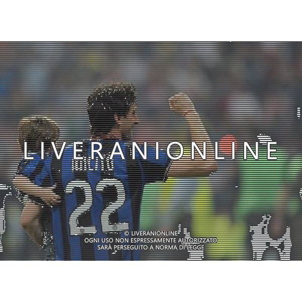 Champions League 2009/2010 Finale Madrid (Santiago Bernabeu) - 22.05.2010 FC Bayern Monaco- FC Inter Nella Foto:MILITO DIEGO /Ph.Vitez-Ag. Aldo Liverani