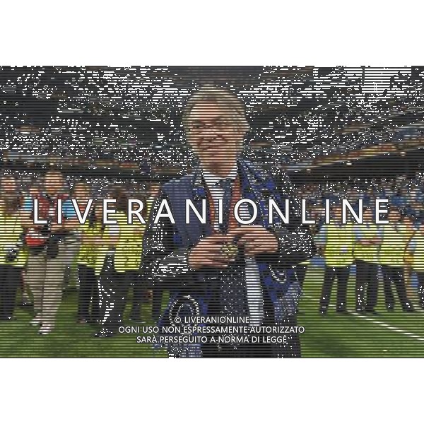 Champions League 2009/2010 Finale Madrid (Santiago Bernabeu) - 22.05.2010 FC Bayern Monaco- FC Inter Nella Foto:MORATTI MASSIMO /Ph.Vitez-Ag. Aldo Liverani