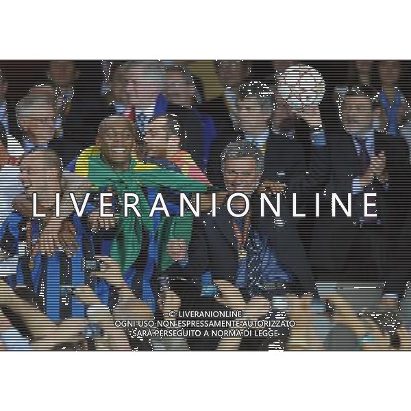 Champions League 2009/2010 Finale Madrid (Santiago Bernabeu) - 22.05.2010 FC Bayern Monaco- FC Inter Nella Foto:MOURINHO JOSE\' E MAICON /Ph.Vitez-Ag. Aldo Liverani