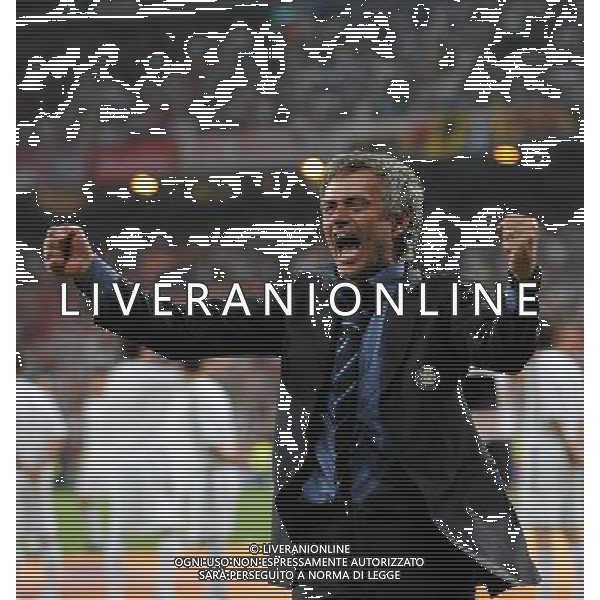 Champions League 2009/2010 Finale Madrid (Santiago Bernabeu) - 22.05.2010 FC Bayern Monaco- FC Inter Nella Foto:MOURINHO JOSE\' /Ph.Vitez-Ag. Aldo Liverani