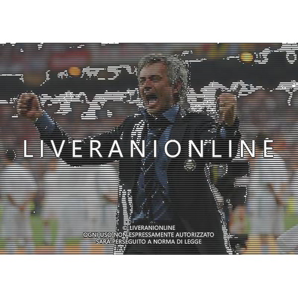 Champions League 2009/2010 Finale Madrid (Santiago Bernabeu) - 22.05.2010 FC Bayern Monaco- FC Inter Nella Foto:MOURINHO JOSE\' /Ph.Vitez-Ag. Aldo Liverani