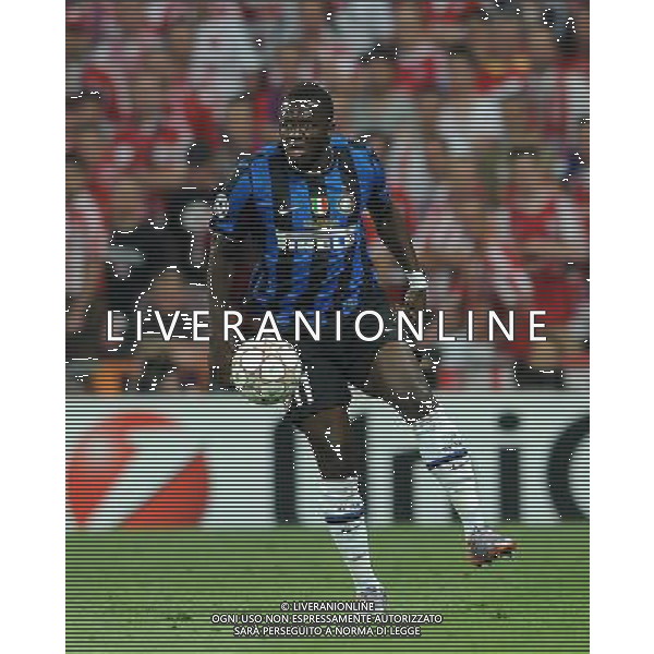 Champions League 2009/2010 Finale Madrid (Santiago Bernabeu) - 22.05.2010 FC Bayern Monaco- FC Inter Nella Foto:MUNTARI SULLEY /Ph.Vitez-Ag. Aldo Liverani