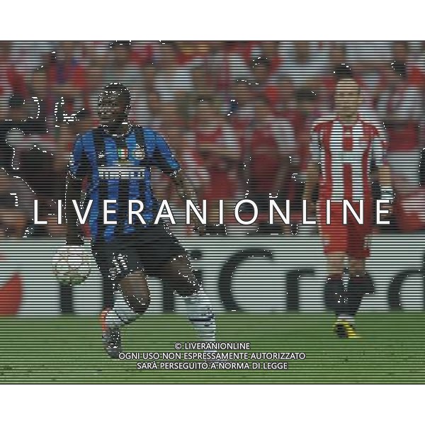 Champions League 2009/2010 Finale Madrid (Santiago Bernabeu) - 22.05.2010 FC Bayern Monaco- FC Inter Nella Foto:MUNTARI SULLEY /Ph.Vitez-Ag. Aldo Liverani